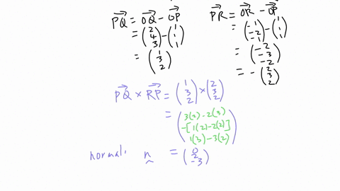 for-the-following-exercises-points-p-q-and-r-are-given-a-find-the-general-equation-of-the-plane-passing-through-p-q-and-r-b-write-the-vector-equation-mathbfn-cdot-overrightarrowp-s0-of-the-plane-at-a