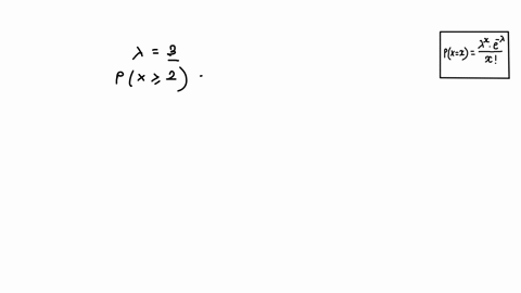 on-the-average-a-certain-intersection-results-in-3-traffic-accidents-per-month-what-is-the-probability-that-in-ay-given-month-at-this-intersection-at-least-2-accidents-will-occur-approximate-90697