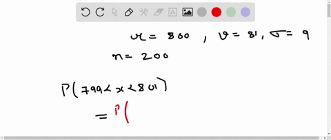suppose-a-population-has-a-mean-of-800-and-3-variance-of-81-if-a-random-sample-of-size-100-is-drawn-from-the-population-the-probability-that-the-sample-mean-is-between-799-and-801-is-043-054-68065