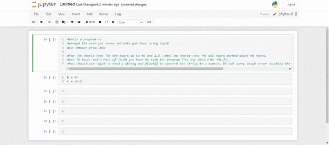 write-a-program-to-prompt-the-user-for-hours-and-rate-per-hour-using-input-to-compute-gross-pay-pay-the-hourly-rate-for-the-hours-up-to-40-and-15-times-the-hourly-rate-for-all-hours-worked-a-65296