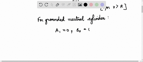an-infinitely-long-grounded-cylindrical-conductor-with-a-circular-cross-section-of-radius-r-is-placed-in-a-previously-uniform-electric-field-of-magnitude-e0-let-the-axis-of-the-cylinder-lie-38176
