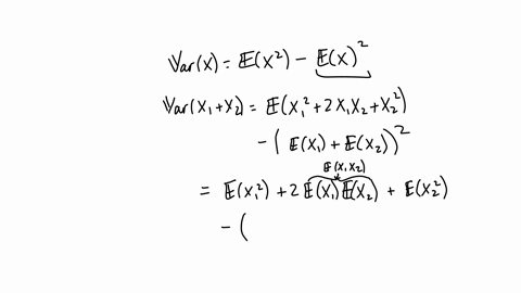 you-have-mathrmn-random-variables-mathrmx-1-mathrmx-2-ldots-mathrmxn-which-are-all-independent-of-each-other-and-come-from-same-probability-distribution-so-they-are-iid-task1-show-that-operatornamevar