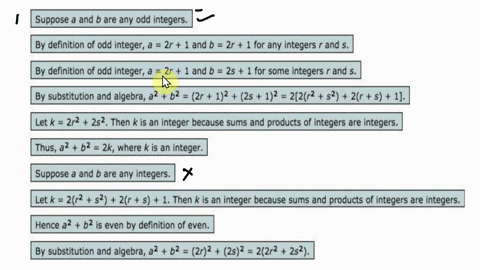 consider-the-following-statement-if-a-and-are-any-odd-integers_-then-22-b2-is-even-construct-proof-for-the-statement-by-selecting-sentences-from-the-following-scrambled-iist-and-putting-them-62348