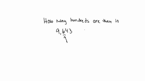 how-many-hundreds-are-there-in-9643-a6-b60-c600-d6000-52277