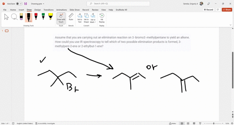 assume-that-you-are-carrying-out-an-elimination-reaction-on-3-bromo3-methylpentane-to-yield-an-alken-97175