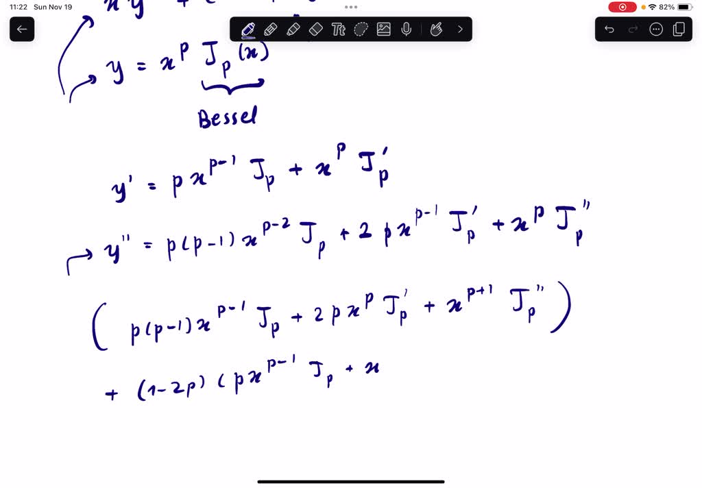 solved-show-that-x-p-jp-x-is-a-solution-of-x-d-2-y-d-x