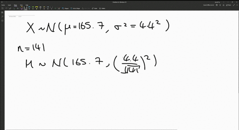 a-population-of-values-has-a-normal-distribution-with-1657-and-44-you-intend-to-draw-a-random-sample-of-size-n141find-the-probability-that-a-sample-of-size-n141-is-randomly-selected-with-a-m-24905