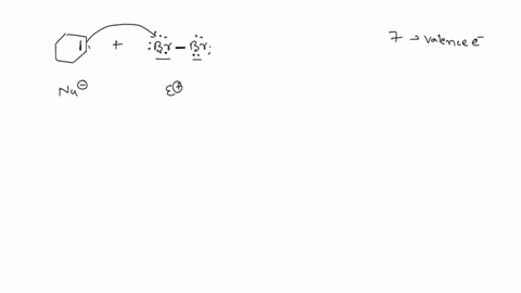 show-the-mechanism-for-the-following-reaction-conducted-at-_-5-c-in-ccl4-cyclohexene-bromine-yields-a-dibromocyclohexane-draw-structures-including-charges-and-electrons-and-add-curved-arrows-85966