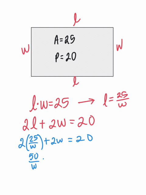 a-rectangular-painting-has-an-area-of-25-square-feet-its-perimeter-is-20-feet-what-are-the-dimensions-of-the-painting___-feet-by-___-feet-23183