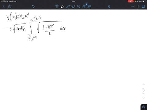 consider-a-particle-of-mass-m-which-is-moving-in-a-one-dimensional-potential-vxv_0-x4-estimate-the-g-34223