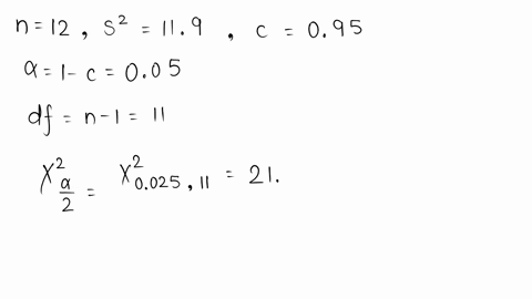 construct-the-confidence-interval-for-the-population-variance-for-the-given-values-round-your-answers-to-one-decimal-place-n12-s2119-and-c095-90875