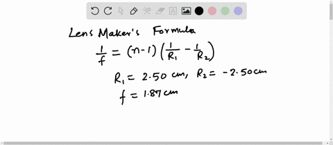 a-double-convex-thin-lens-has-surfaces-with-equal-radii-of-curvature-of-magnitude-250-mathrmcm-loo-3-63998
