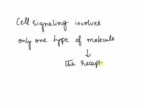 cell-signaling-involves-only-one-molecule-the-receptor-true-false-58075