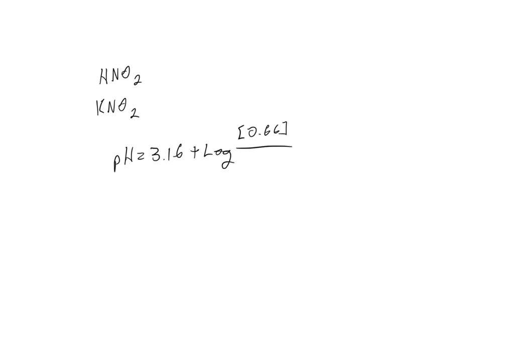 SOLVED: Use The Henderson-Hasselbalch Equation, PH = PKa + Log[base ...