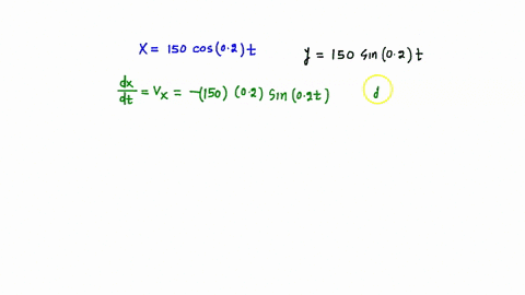 a-car-traveling-along-a-flat-track-has-x-and-y-coordinates-in-base-si-units-as-a-function-of-time-t-given-by-the-expressions-x-150-cos02t-and-y-150-sin02t-what-is-the-magnitude-of-the-cars-a-96657