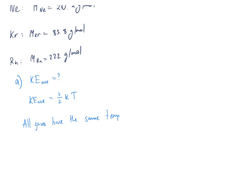 SOLVED: IA flask contains a mixture of neon (Ne), krypton (Kr), and ...