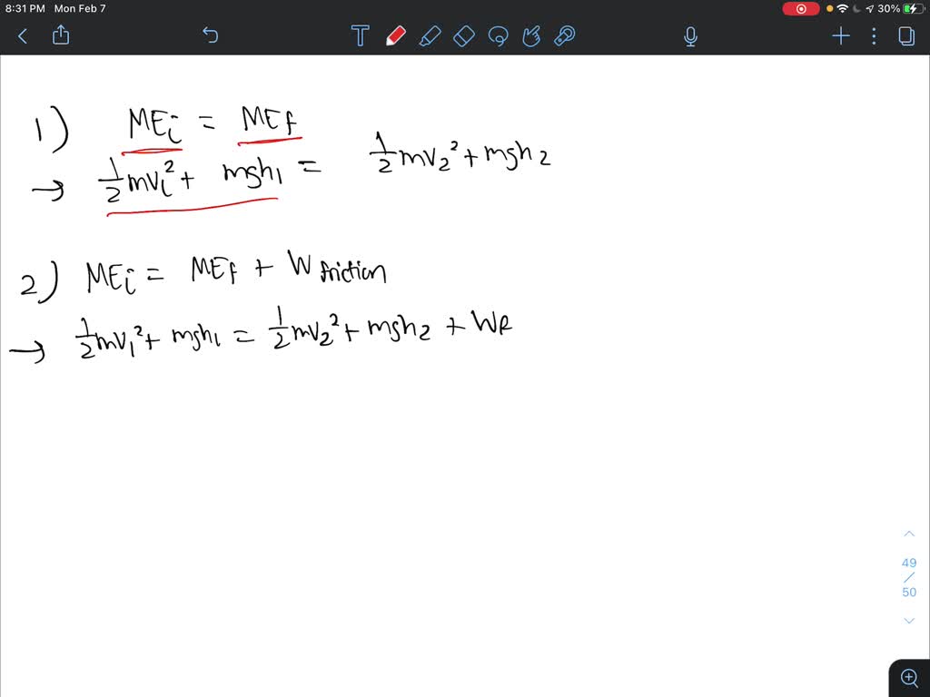 SOLVED How do you use the Conservation of Mechanical Energy idea in a