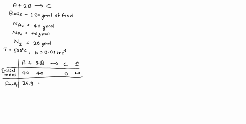 a-gaseous-feedstock-containing-40-a40-band-20-inert-will-be-processed-in-a-reactor-where-the-following-chemical-reaction-takes-place-a2bc-the-reaction-rate-is-takcac-where-k001sgmollat500c-c-72157