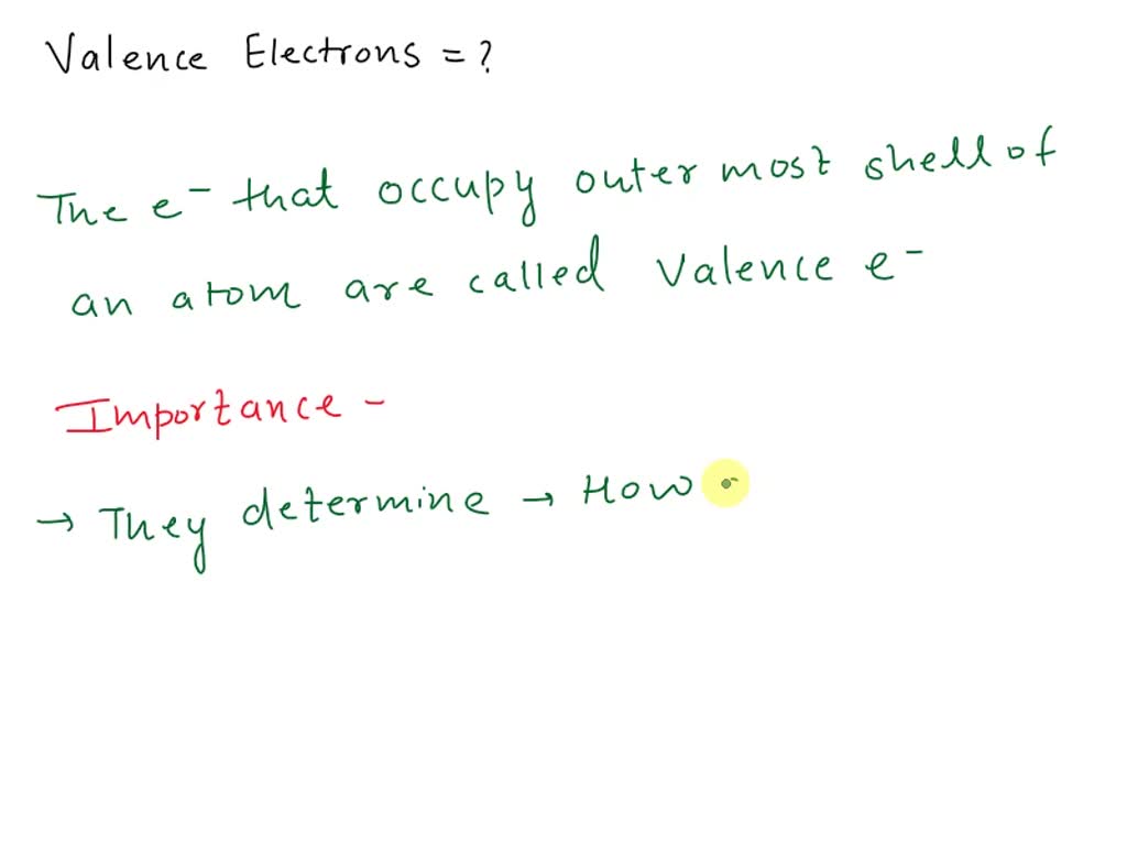 why is the number of electrons in the valence shell important