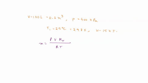 an-insulated-piston-cylinder-device-contains-100-l-of-air-at-400-kpa-and-25oc-a-paddle-wheel-within-the-cylinder-is-rotated-until-15-kj-of-work-is-done-on-the-air-while-the-pressure-is-held-14958