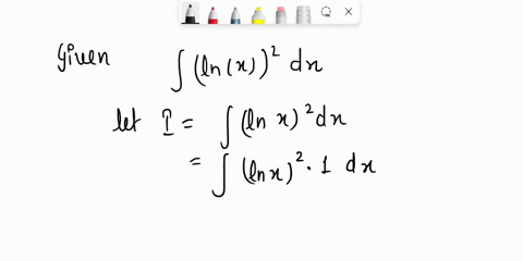 using-the-method-of-integration-by-parts-evaluate-the-following-integral-in-x2dx-82612