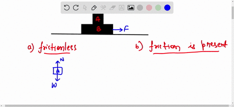you-pull-horizontally-on-block-b-in-textbffig-e426-causing-both-blocks-to-move-together-as-a-unit-for-this-moving-system-make-a-carefully-labeled-free-body-diagram-of-block-a-if-a-the-table-is-frict-3