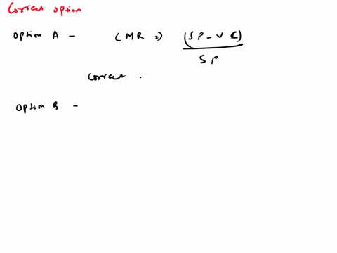 which-of-the-following-statements-is-not-correct-all-other-things-remaining-the-same-a-equal-percentage-increases-in-both-the-selling-price-and-variable-cost-per-unit-will-cause-the-contribu-89037