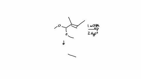 draw-the-products-of-this-reaction-use-a-dash-or-wedge-bond-to-indicate-the-stereochemistry-of-substituents-on-asymmetric-centers-ignore-inorganic-byproducts