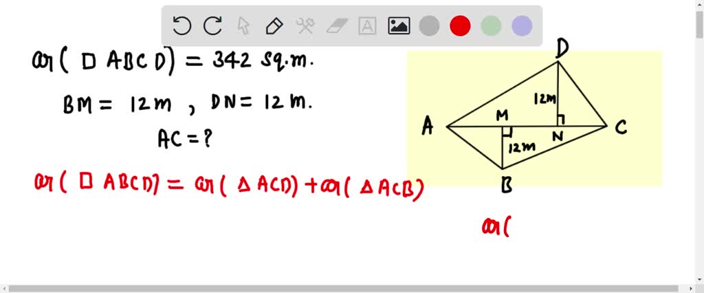 solved-the-length-of-a-diagonal-of-a-quadrilateral-shaped-field-is-48