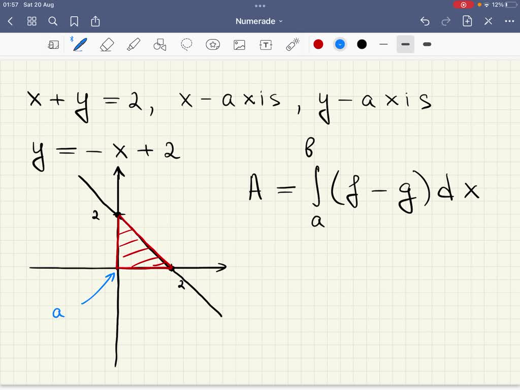 Solved Compute The Area Of The Region Which Are Enclosed By The