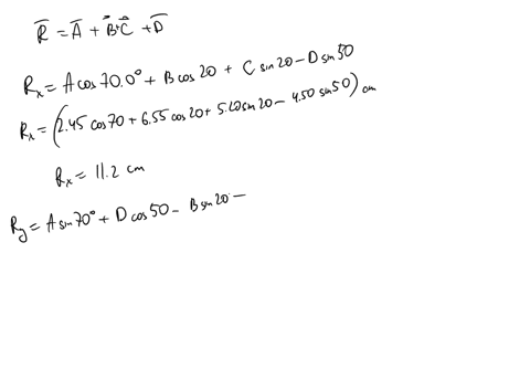 use-the-component-method-of-vector-addition-to-find-the-resultant-of-the-four-displacements-shown-in-the-figure-the-magnitudes-of-the-displacements-are-a-245-cm-b-655-cm-520-cm-and-d-450-cm-09203