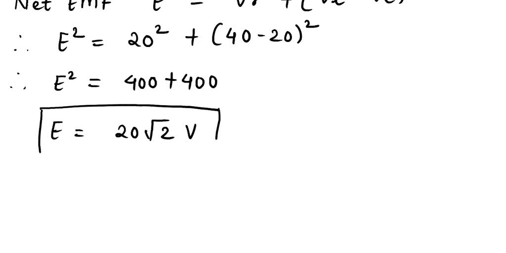 SOLVED If the potential across the inductor, capacitor, and resistor