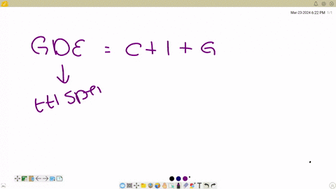 is-the-following-statement-true-or-false-you-will-receive-2-marks-for-the-correct-answer-and-1-mark-for-the-incorrect-answerin-symbols-gross-domestic-expenditure-is-written-as-c-i-gtrue-false