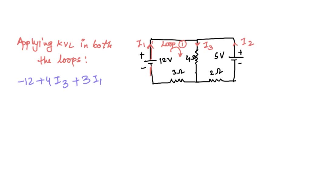 Solved Determine The Current Through Each Resistor In The Circuit Shown Below 12v 40 Wm 5v 6567