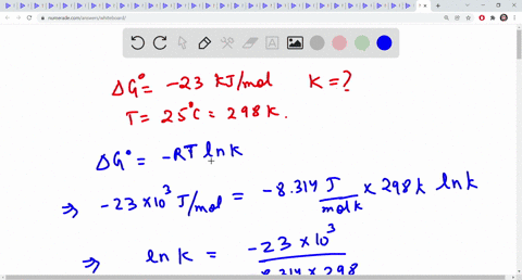 the-value-of-g-kjmol-at-25-c-is-23-what-is-the-equilibrium-constant-for-this-reaction-at-this-temperature-expressed-with-2-significant-digits-the-value-of-g-kjmol-at-25-c-is-23-what-is-the-e-53399