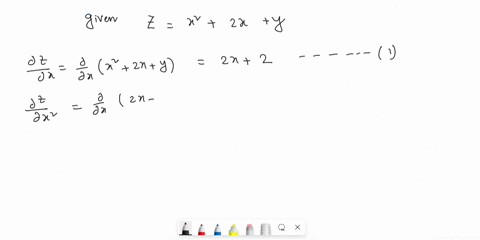 partial-differentiation-1-find-expressions-for-all-first-and-second-order-partial-derivatives-of-the-following-functions-azx22xy-bzyx-x2-2-use-the-small-increments-formula-to-estimate-the-ch-02879