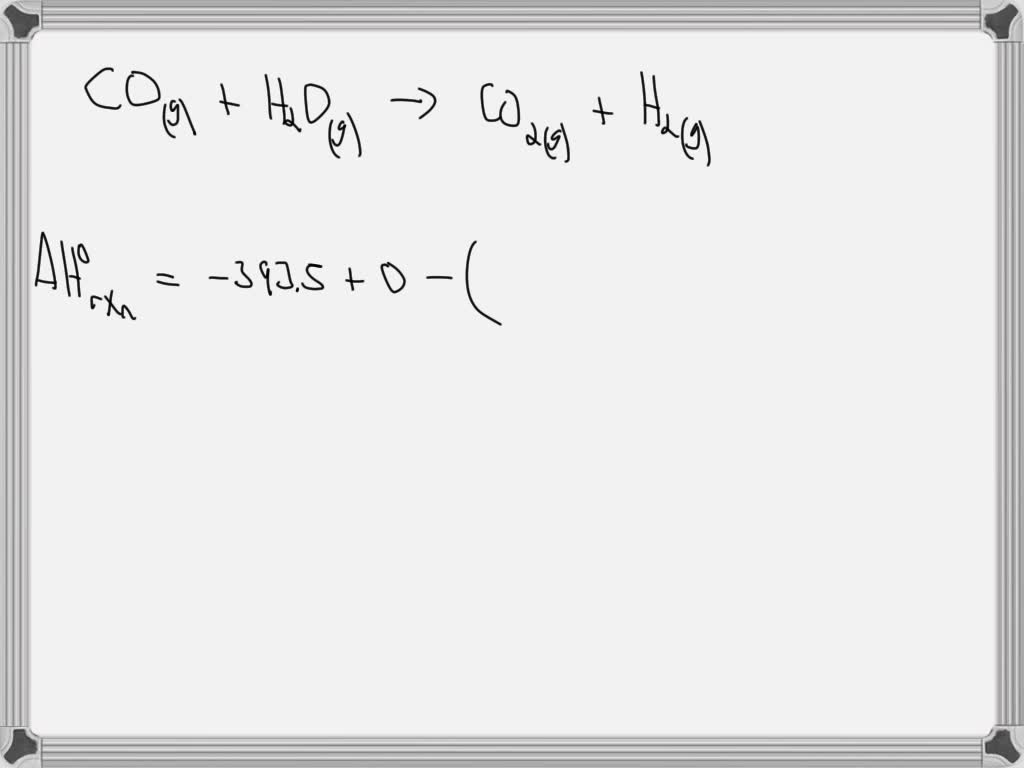 SOLVED Using 'the standard enthalpies of formation, what is the