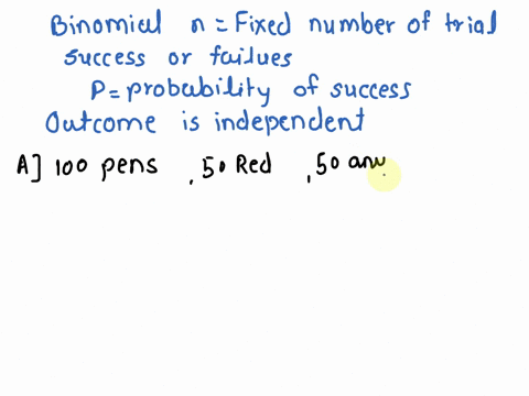 Solved Which of the following would be considered binomial