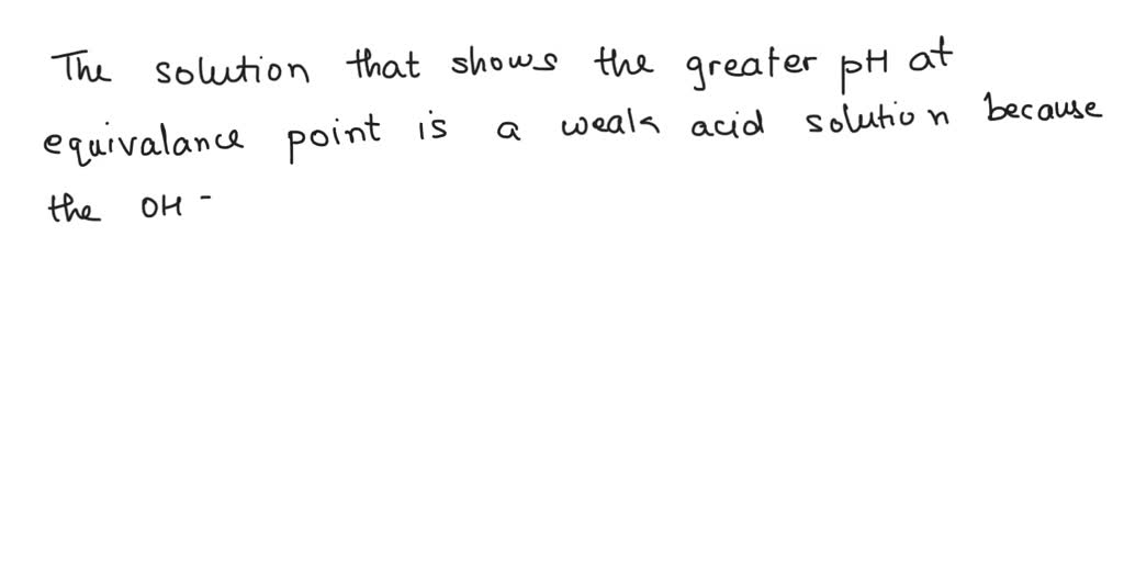 SOLVED: Two Acids, Each Approximately 0.01 M In Concentration, Are ...