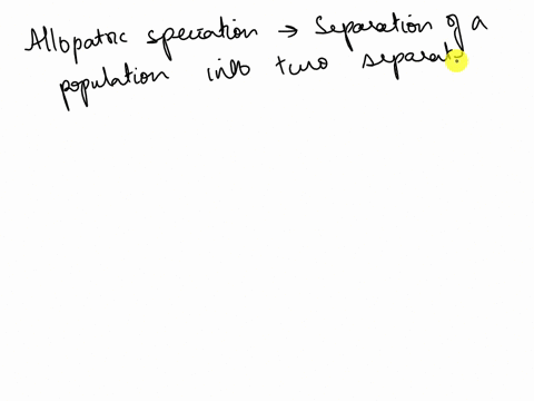 which-of-the-following-describes-allopatric-speciation-multiple-choice-a-single-population-suddenly-divides-into-two-reproductively-isolated-groups-without-being-geographically-isolated-a-ge-14827