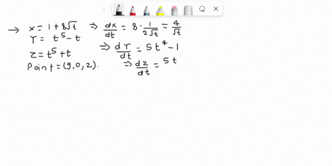 find-parametric-equations-for-the-tangent-line-to-the-curve-with-the-given-parametric-equations-at-the-specified-point-x-1-8vty-t5-_-t2-5-t-9-0-2-xt-yt-zt-83547