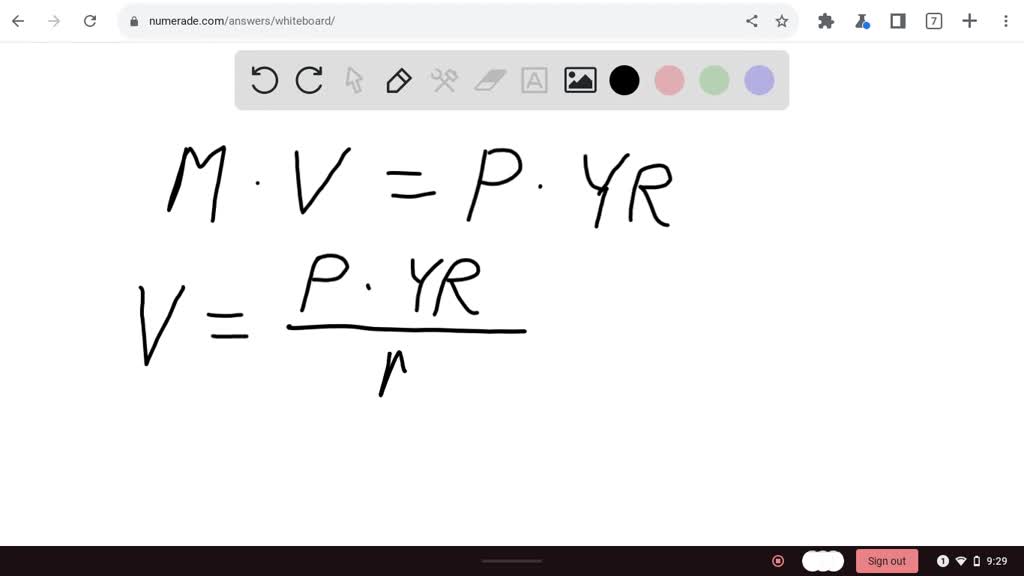 solved-if-the-velocity-of-money-is-7-and-money-supply-is-800