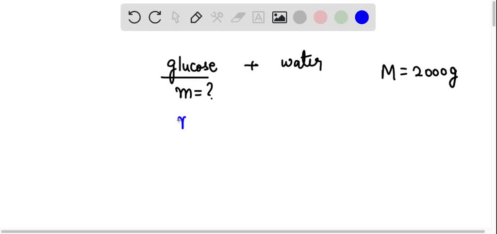 SOLVED Auppose You Want To Make 2000g Of A Solution Of Glucose In