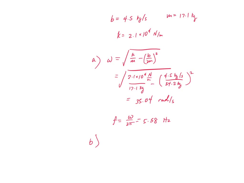 A vertical spring-mass system undergoes damped oscillations due to air ...