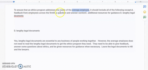 to-ensure-that-an-ethics-program-addresses-the-needs-of-the-average-employee-it-should-include-all-of-the-following-excepta-feedback-from-employees-across-the-firmb-a-question-and-answer-sec-56628