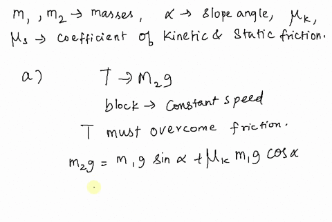 a-block-with-mass-m_1-is-placed-on-an-inclined-plane-with-slope-angle-alpha-and-is-connected-to-a-se-35653
