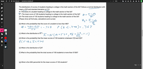 the-distribution-of-scores-of-students-heading-to-college-in-the-math-section-of-the-sat-follows-a-normal-distribution-with-mean-520-and-standard-deviation-115-x-the-score-of-a-student-headi-80027