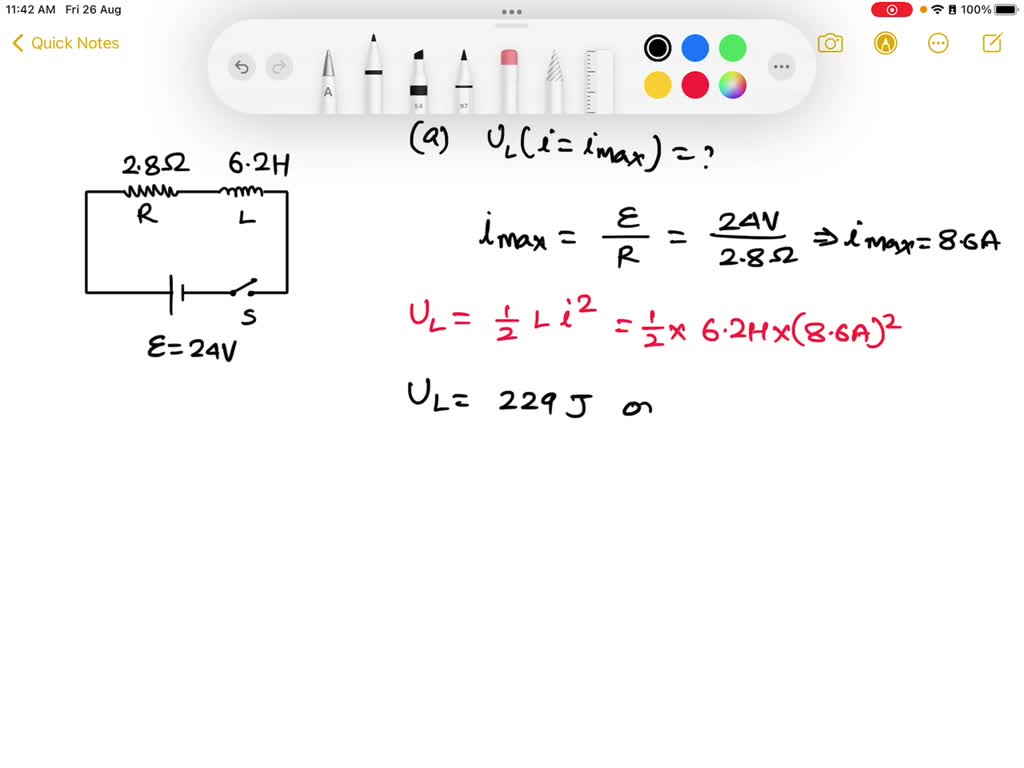 SOLVED A 24V battery is connected in series with a resistor and an