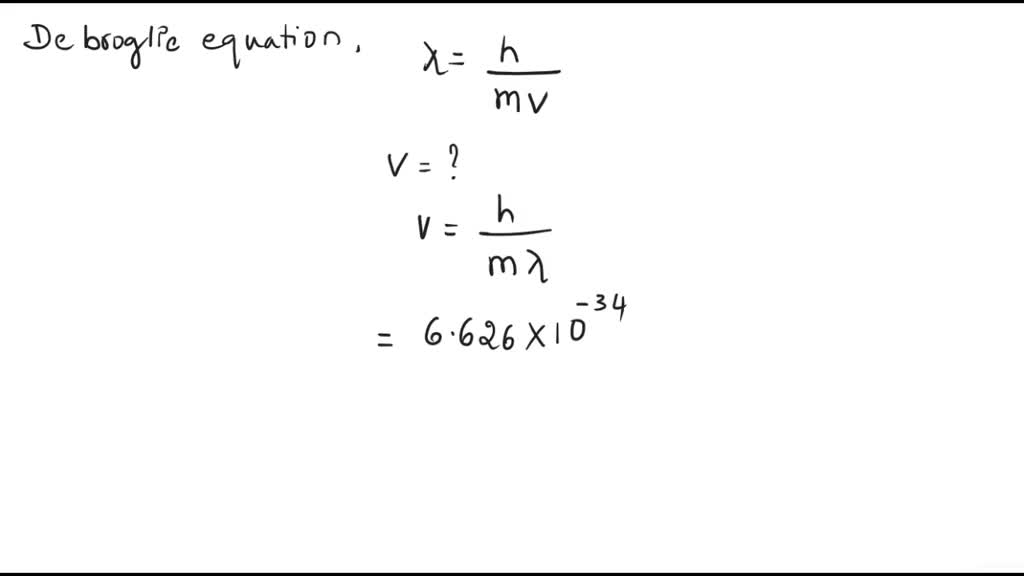 electron wave equation