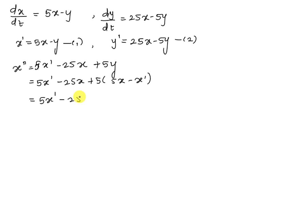 solved-find-the-general-solution-of-the-given-system-dx-dt-5x-y